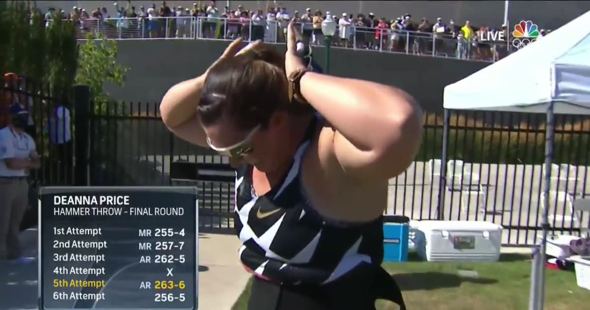 Team USA DeAnna Price Women's Hammer Throw Final Track & Field U.S. Olympic Team Trials 2021